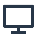 Computer screen icon
